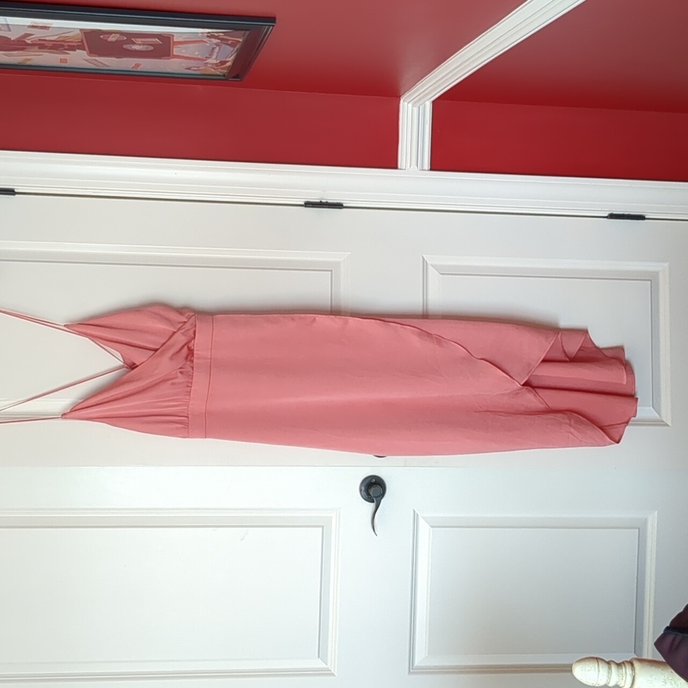 Express peachy pink dress